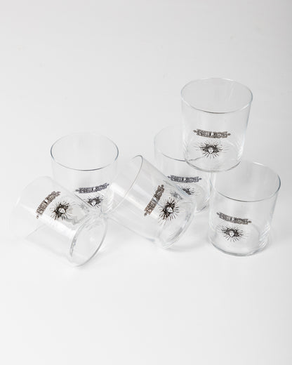 SET 6 BICCHIERI RETRO TUMBLER BASSI